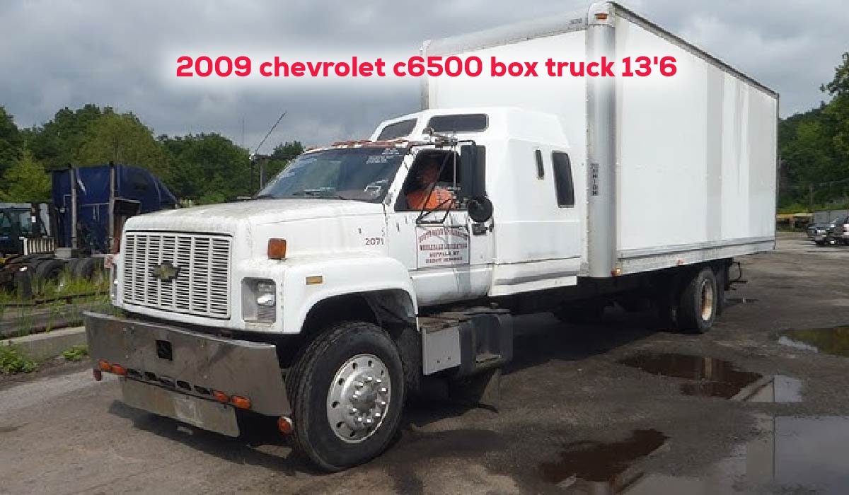 2009 chevrolet c6500 box truck 13'6