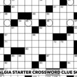 Nostalgia Starter Crossword Clue Solved