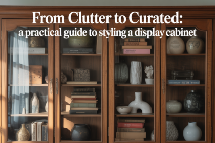 From Clutter to Curated: A Practical Guide to Styling a Display Cabinet