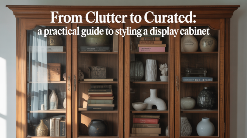 From Clutter to Curated: A Practical Guide to Styling a Display Cabinet