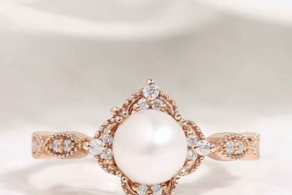 Pearl Engagement Rings